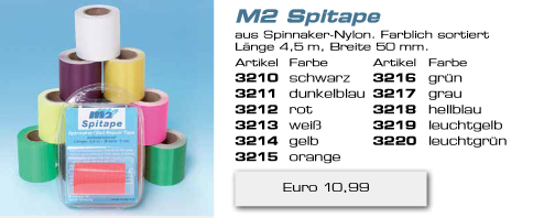 M2 Spitape Spinnaker Sail Repair