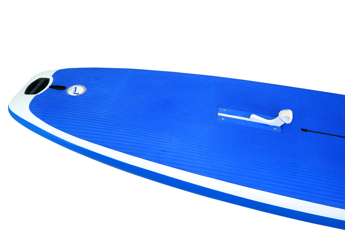 GA Start HD Schultafel 2026, blau-weiß, Kunststoff-Schulboard mit Griffmulden, Draufsicht