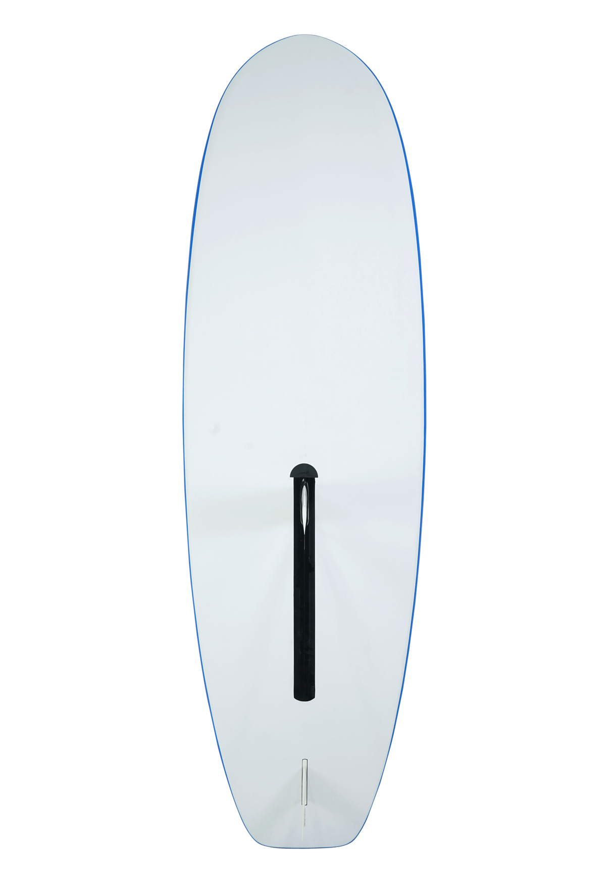 GA Start HD School Board 2026 Surfboard weiß mit blauem Rail Draufsicht