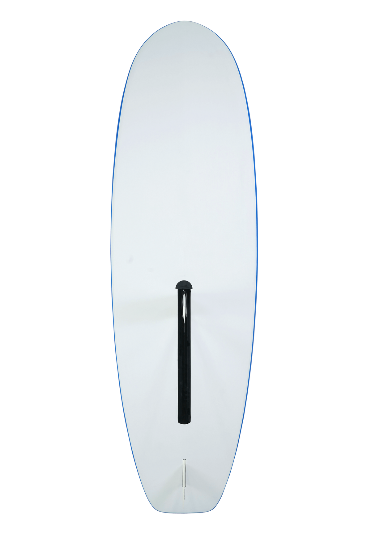 GA Start HD School Board 2026 Surfboard weiß mit blauem Rail Draufsicht