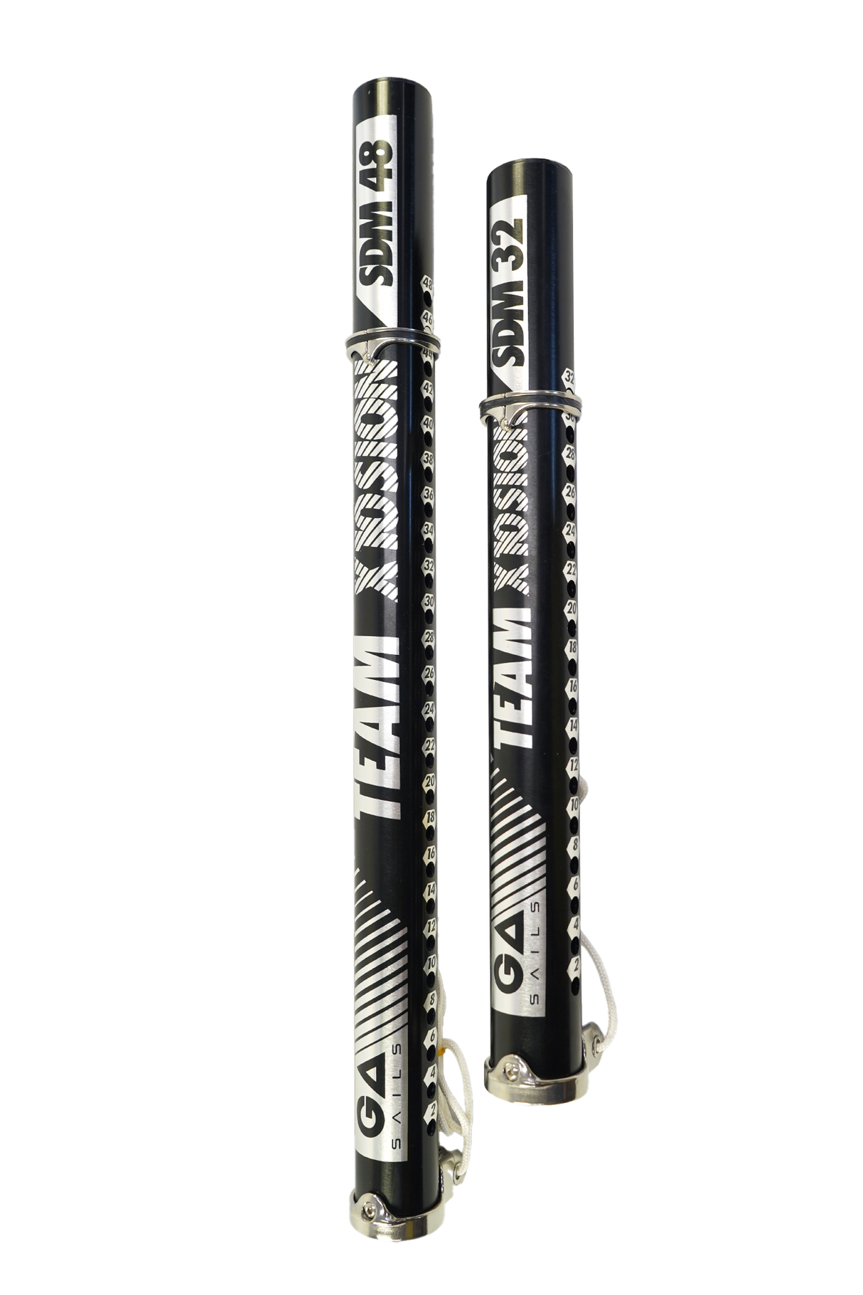GA Extension PRO Alu LTD MTE 2026 Skistöcke schwarz-weiß Aluminium Paar Frontalansicht