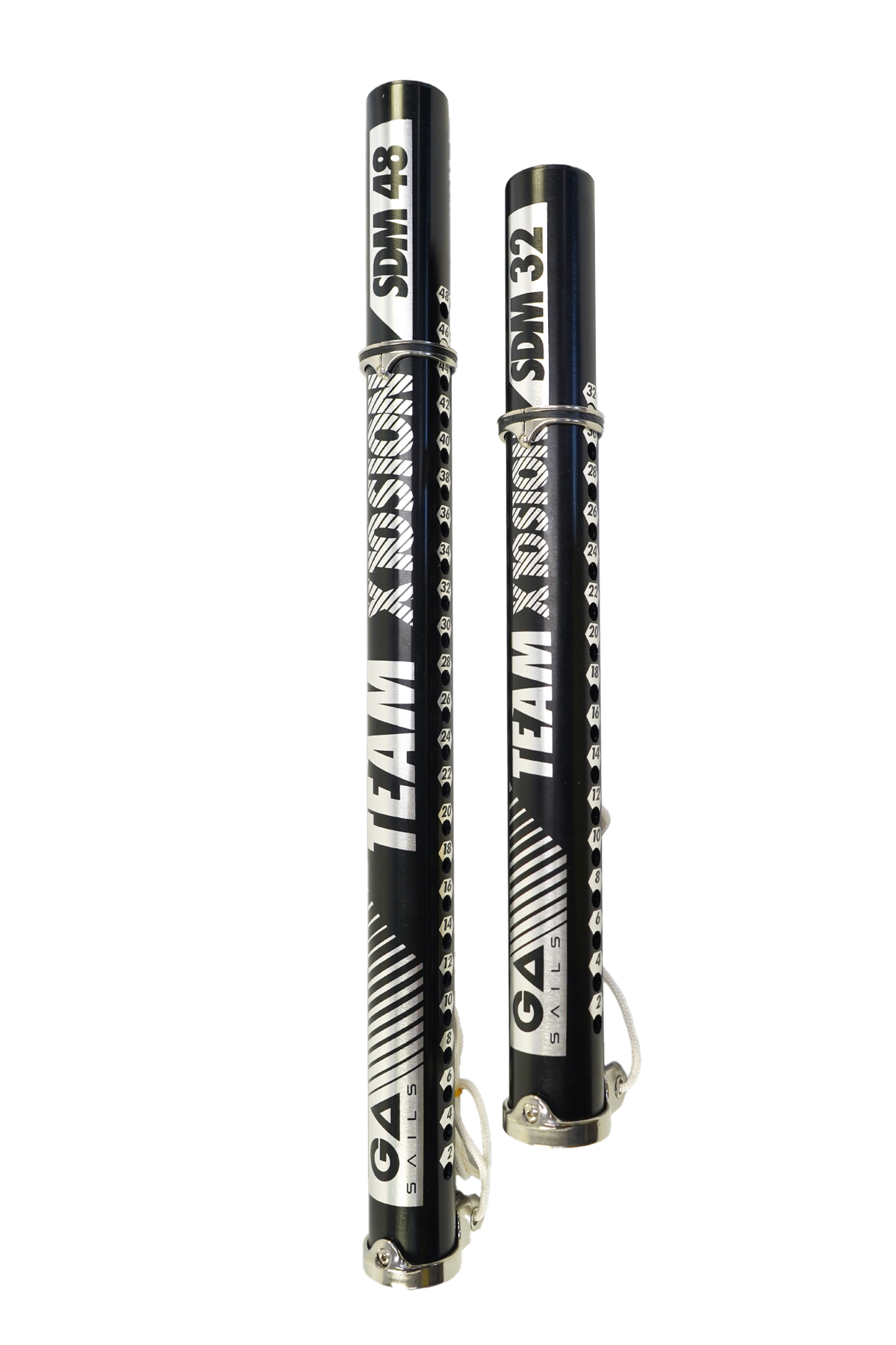 GA Extension PRO Alu LTD MTE 2026 Skistöcke schwarz-weiß Aluminium Paar Frontalansicht