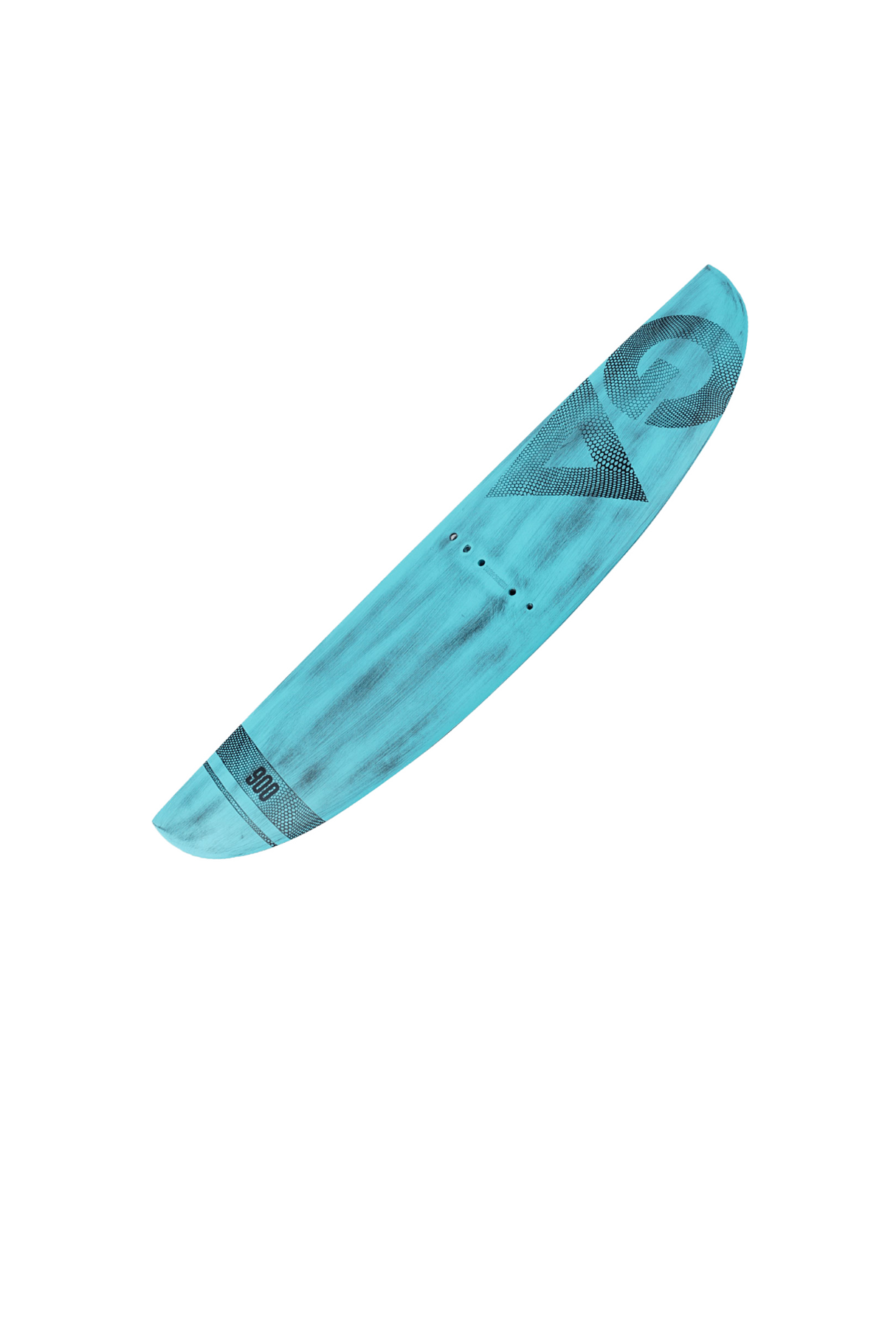 GA Foil Front Wing, Türkis, Ansicht von oben, Flügelform mit aerodynamischem Design