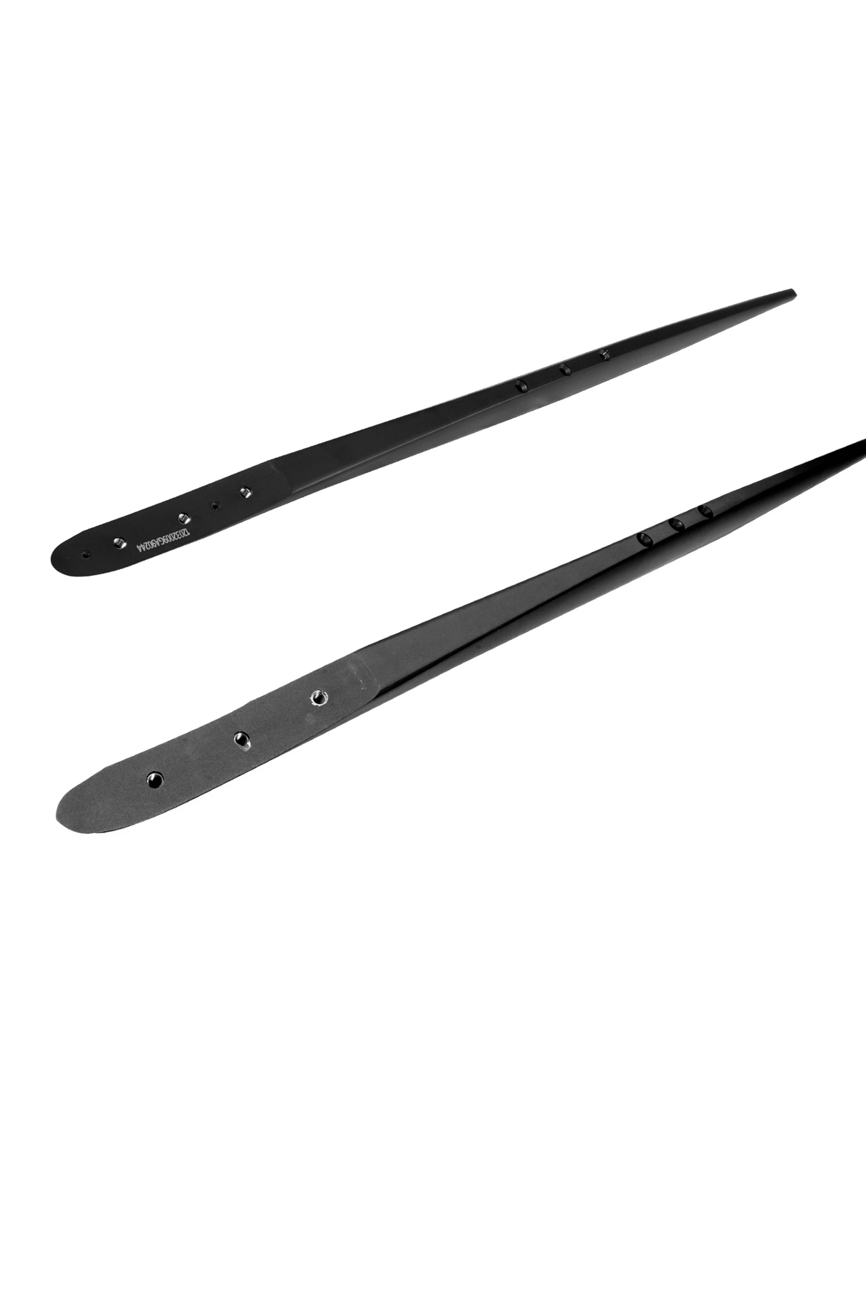 GA Foil Fuselage Alu 2026 Aluminium Rumpf in Schwarz und Grau, schlanges Design mit Befestigungslöchern
