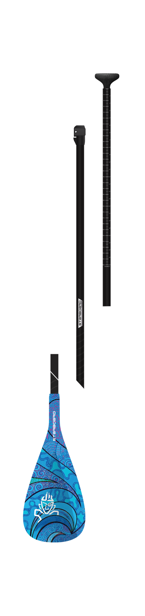 Starboard Enduro Tiki Tech Wave Carbon SUP Paddel S40