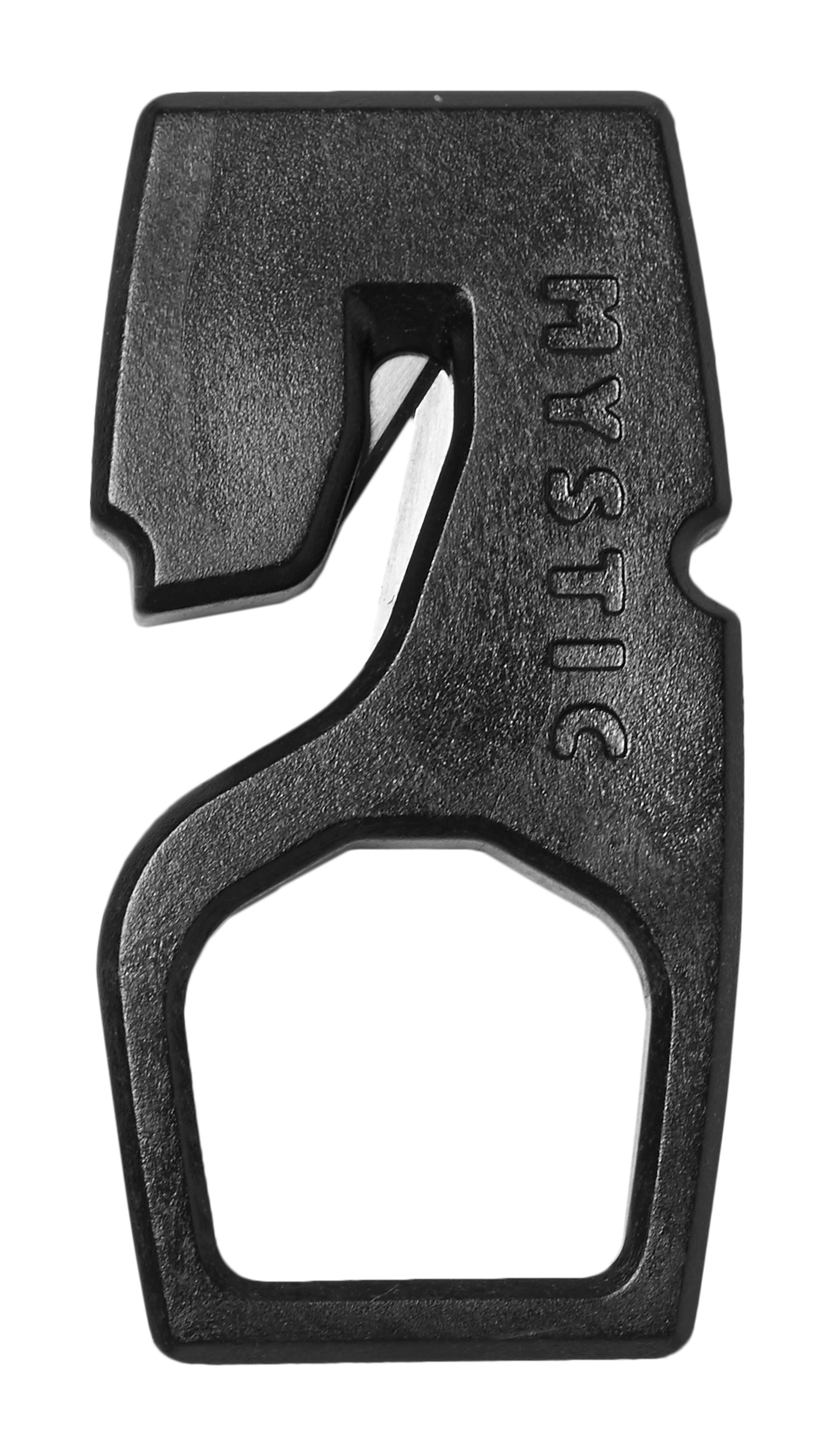 Mystic Safety Knife 2027 schwarz, Kunststoff, kompaktes Design ohne Schwimmer, Vorderansicht