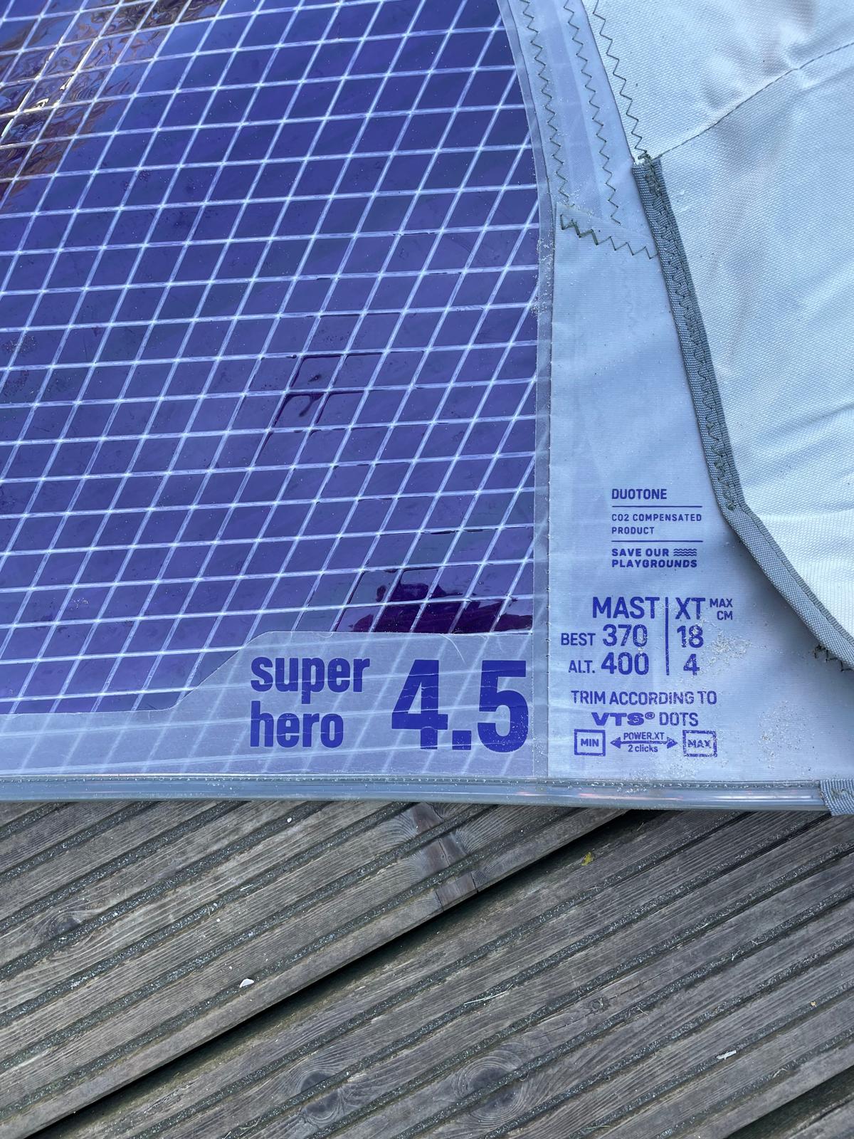 Duotone Super Hero 4.5 (gebraucht)