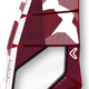 Severne 2027 Blade Pro Windsegel in Bordeaux-Rot und Weiß, Frontalansicht mit geometrischem Design