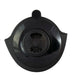 GATH Helm Ear Pocket für SFC Convertible+Gedi, schwarze Kunststoffkomponente mit Befestigungselementen, Draufsicht