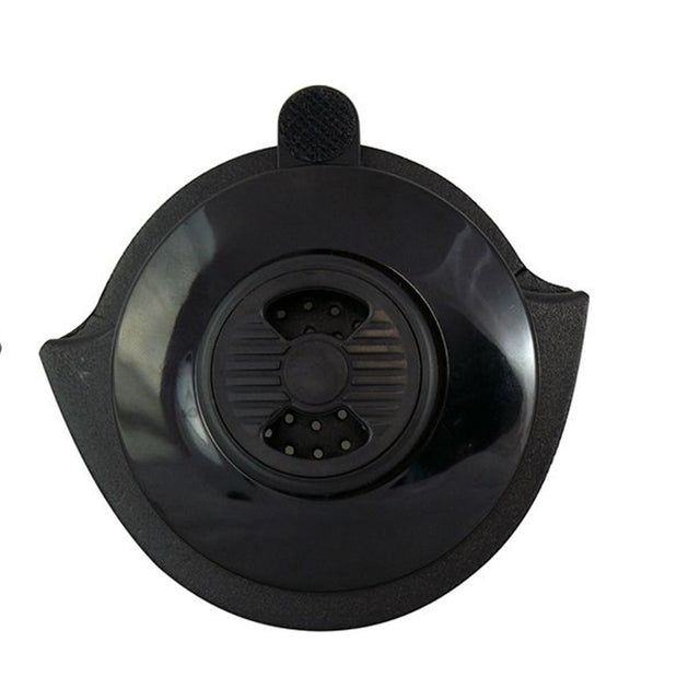 GATH Helm Ear Pocket für SFC Convertible+Gedi, schwarze Kunststoffkomponente mit Befestigungselementen, Draufsicht