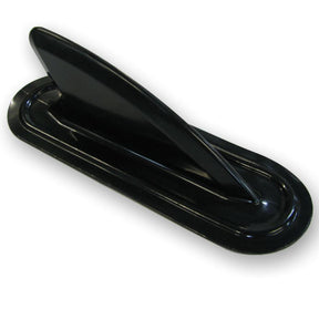 Bugz Surfboard Soft Finne schwarz aus Gummi zum Aufkleben, Seitenansicht
