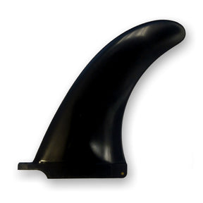 Torq Surfboard Finne Longboard US Base SOFT schwarz, flexible Materialstruktur, Seitenansicht