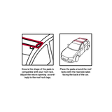 Mystic Roofrack Pads Aero