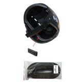 GATH Comfort Strip Polstersatz schwarze Polsterung für Helm Innenausstattung mit Verpackung, Draufsicht