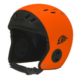 GATH Wassersport Helm Standard Hat EVA, orange mit schwarzem Innenfutter, Seitenansicht