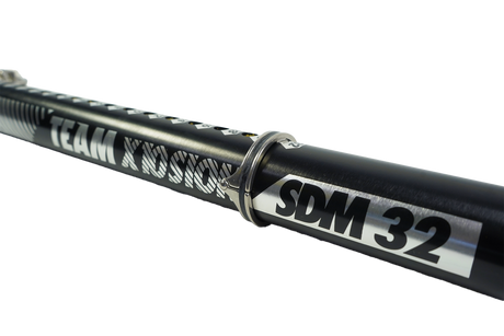 GA Extension PRO Alu LTD MTE 2026 Aluminium-Verlängerung schwarz, Seitenansicht mit Griffbereich und Beschriftung