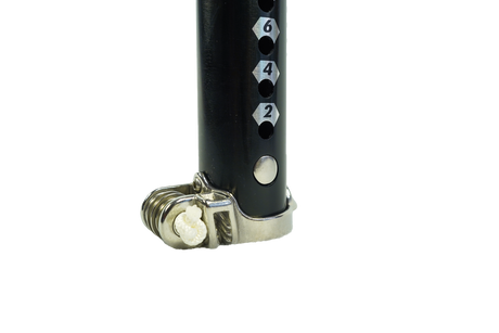 GA Extension PRO Alu LTD MTE 2026 schwarze Aluminium-Verlängerung mit Zahlenskala und Metallbeschlag, Detailansicht