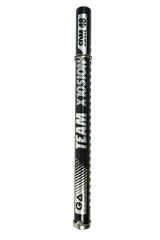 GA Extension PRO Alu LTD MTE 2026 Aluminium-Erweiterungsstab in Schwarz mit weißem Grafikdesign, Frontansicht