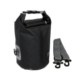 OverBoard wasserdichter Packsack 5 Liter schwarz mit Schultergurt und Rollverschluss