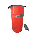 OverBoard wasserdichter Packsack 30 Liter rot, zylindrisch mit Rollverschluss und Schultergurt
