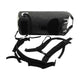 OverBoard wasserdichter Packsack Classic in Schwarz mit Schultergurten, Draufsicht