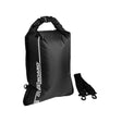 OverBoard wasserdichte Tasche 30L schwarz mit Rollverschluss und Tragegriffen, Frontansicht