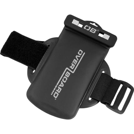 OverBoard PROSPORT Armtasche schwarz, wasserdicht mit Klettband, Frontansicht