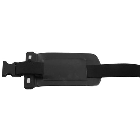 OverBoard PROSPORT Wasserdichte Gürteltasche in Schwarz mit breitem Gurt, Draufsicht