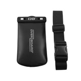OverBoard PROSPORT wasserdichte Gürteltasche schwarz mit Tragegurt, Draufsicht
