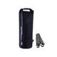 OverBoard wasserdichter Packsack 12 Liter schwarz mit Trageriemen, Frontansicht
