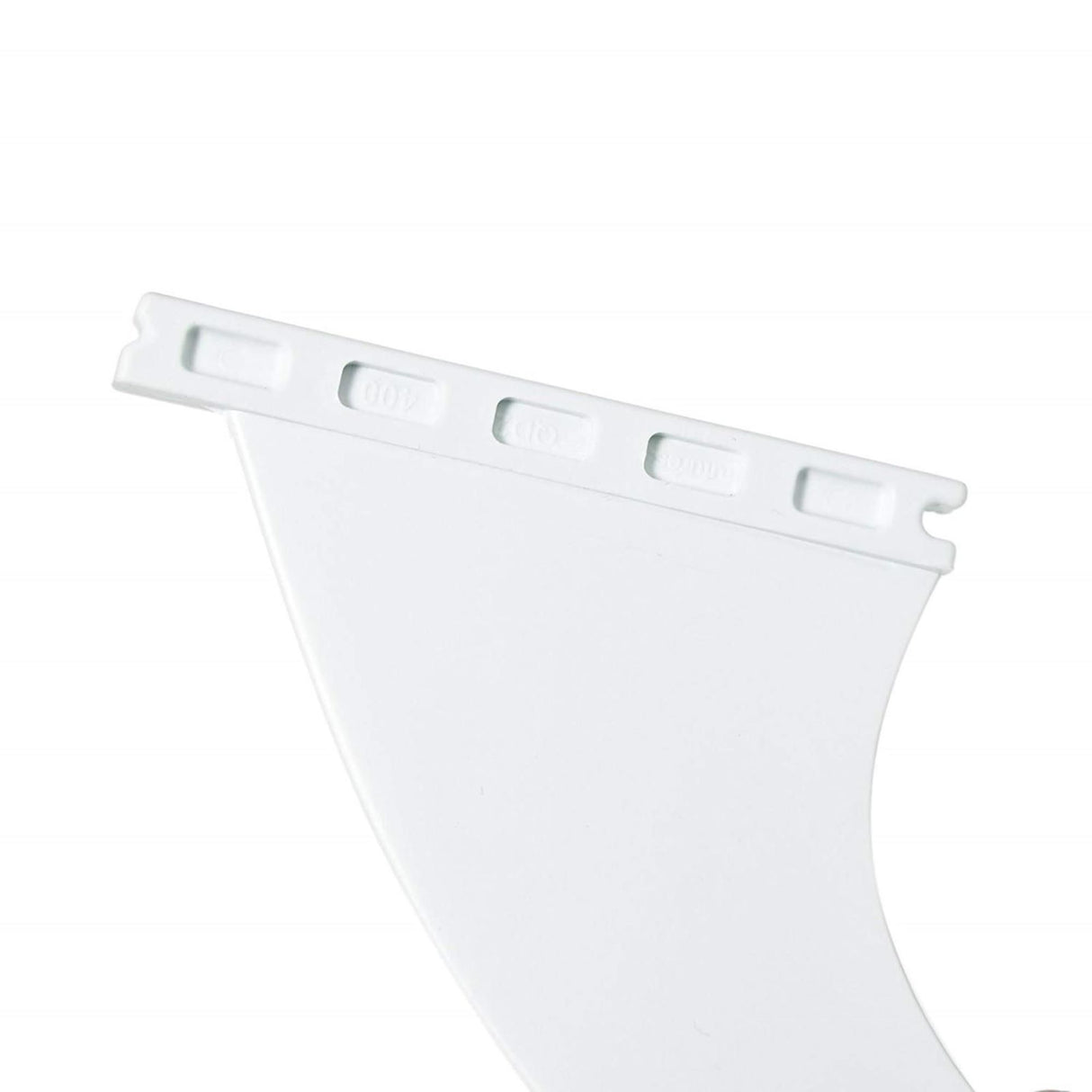 FUTURES Quad Rear 2 Fin Set weiß Thermotech Material Flossenpaar Seitenansicht