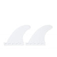 FUTURES Quad Rear 2 Fin Set Sym weiß Thermotech Material Flossen Paar Ansicht von oben