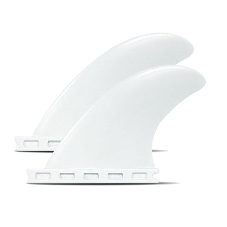 FUTURES Sidebites 2 Fin Set SB1 Thermotech weiß, zwei Flossen aus Kunststoff, Seitenansicht