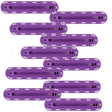 Futures Finbox F2 ILT Set, violett, mehrere Flossen mit weißen Markierungen, Draufsicht