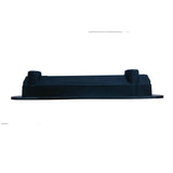 Futures Softboard Finbox in Dunkelblau, Seitenansicht, Kunststoff-Flossenkastensystem für Surfboards