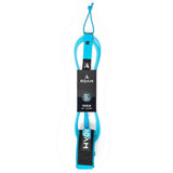 Roam Surfboard Leash Premium Knie 9ft in Blau-Schwarz, Neopren-Manschette, Frontalansicht