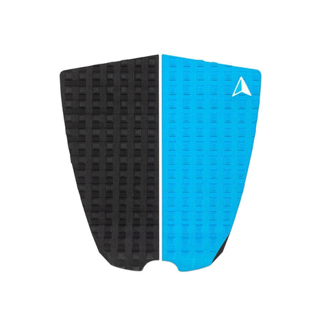 Roam Footpad Deck Grip Traction Pad 2-tlg, schwarz und blau, strukturierte Oberfläche, Draufsicht