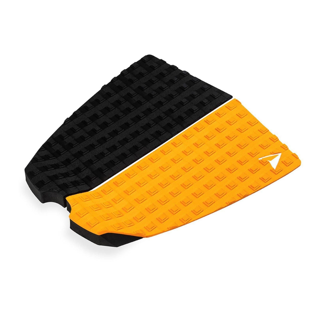 Roam Footpad Deck Grip Traction Pad 2-tlg, schwarz und gelb, strukturierte Oberfläche, zweiteilig