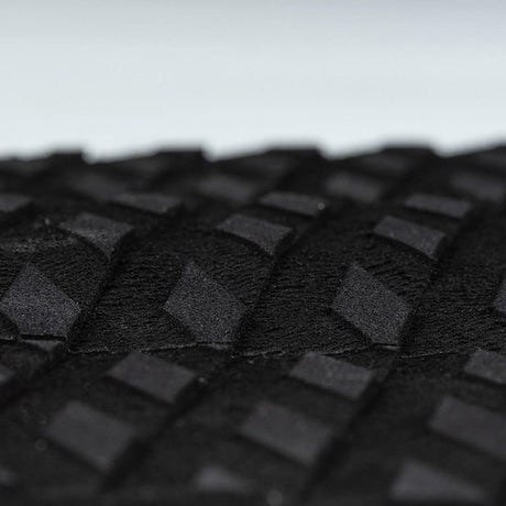 Roam Footpad Deck Grip Traction Pad 3-tlg, schwarze Griffmatte mit strukturierter Oberfläche, Nahaufnahme