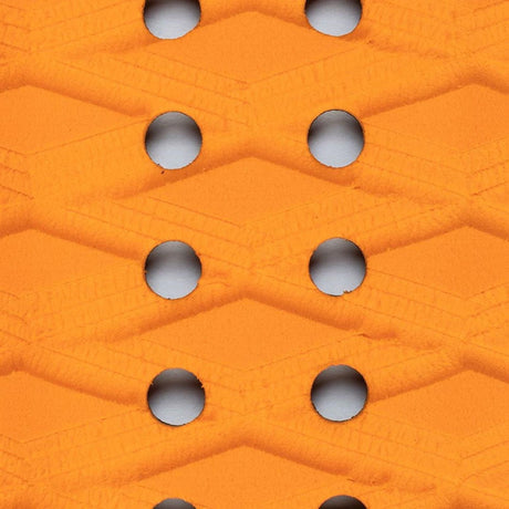 Roam Footpad Deck Grip Traction Pad 3-tlg orange mit Lochung, strukturierte Oberfläche von oben