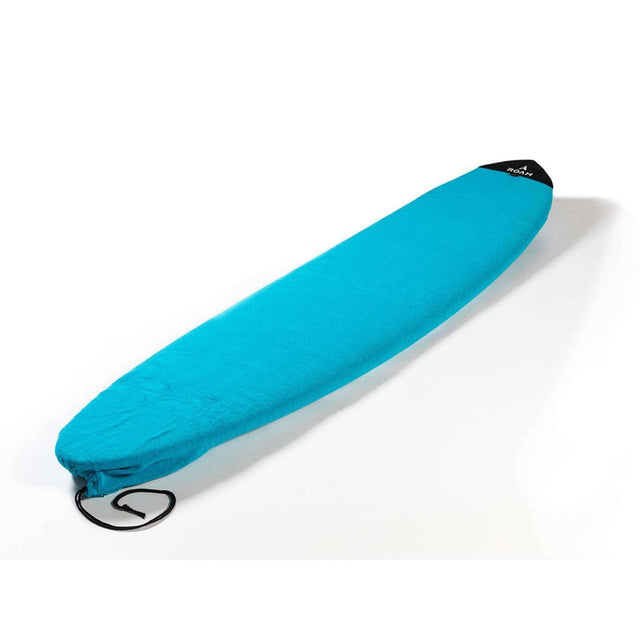 ROAM Surfboard Socke Longboard türkis, Neopren Schutzhülle mit Tragegriff, Seitenansicht