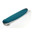 ROAM Surfboard Socke Longboard in Petrol mit strukturiertem Neopren-Material und Kordelzug, Schutzcover seitliche Ansicht