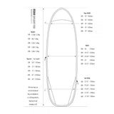 ROAM Surfboard Daylight Hybrid Fish
