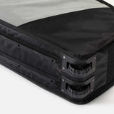 ROAM Coffin Wheelie Boardbag schwarze Reisetasche mit Rollen und Griffen, Detailansicht