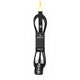 ROAM Surfboard Leash Big Wave schwarz mit gelbem Anker, Frontansicht