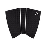 Roam Footpad Deck Grip Traction Pad 2+1 schwarze Strukturoberfläche mit Wabenmuster, Draufsicht