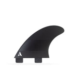 ROAM Sidebite Finnensatz two tab schwarze Surffinne mit zwei Tabs, Seitenansicht