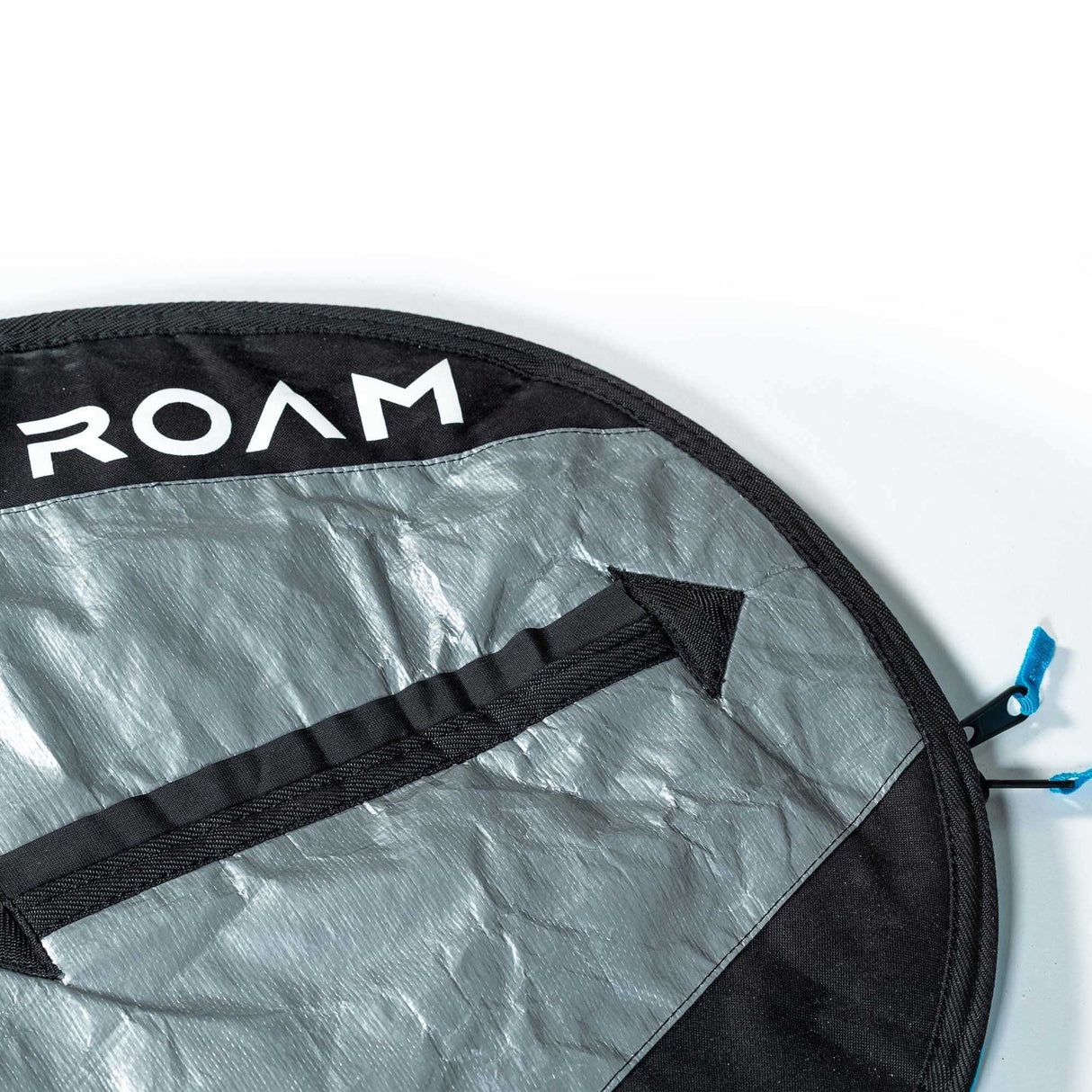 ROAM Surfboard Daylight Long PLUS Transporttasche grau schwarz mit Tragegriffen Draufsicht