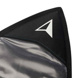 ROAM Surfboard Tech Bag Fish PLUS, Schwarz mit weißem Logo, Transporttasche aus robustem Material, Detailansicht
