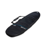 ROAM Tech Boardbag Funboard PLUS, schwarze Schutztasche mit Tragegriffen, Draufsicht